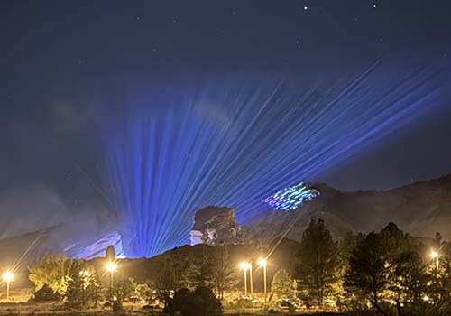 Red Rocks Park Concerts Lights